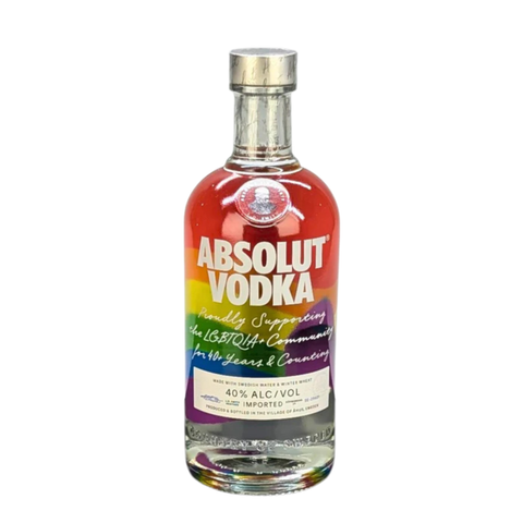 Absolut Vodka Pride Rainbow Colors 40% Vol. 0,7L