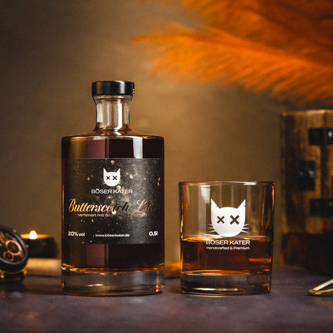 Böser Kater Butterscotch Likör mit Whisky 20% Vol. 0,5 FL
