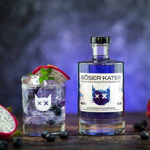 Böser Kater Dragonfruit Blueberry Gin 40% Vol. 0,5 FL
