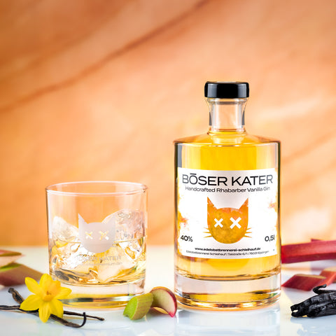 Böser Kater Rhabarber Vanilla Gin 40% Vol. 0,5 FL