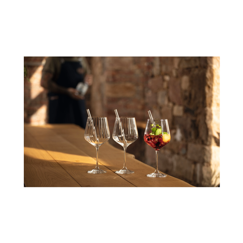 Nachtmann Tastes Good Gin&Tonic 4er Set + 4 Glastrinkhalme